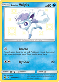 Alolan Vulpix SV8/SV94 Hidden Fates Shiny Vault English Pokémon card