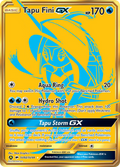 Tapu Fini GX SV92/SV94 Hidden Fates Shiny Vault English Pokémon card