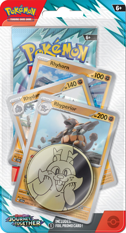 Journey Together Blisters — Rhyperior Blister English Pokémon TCG product