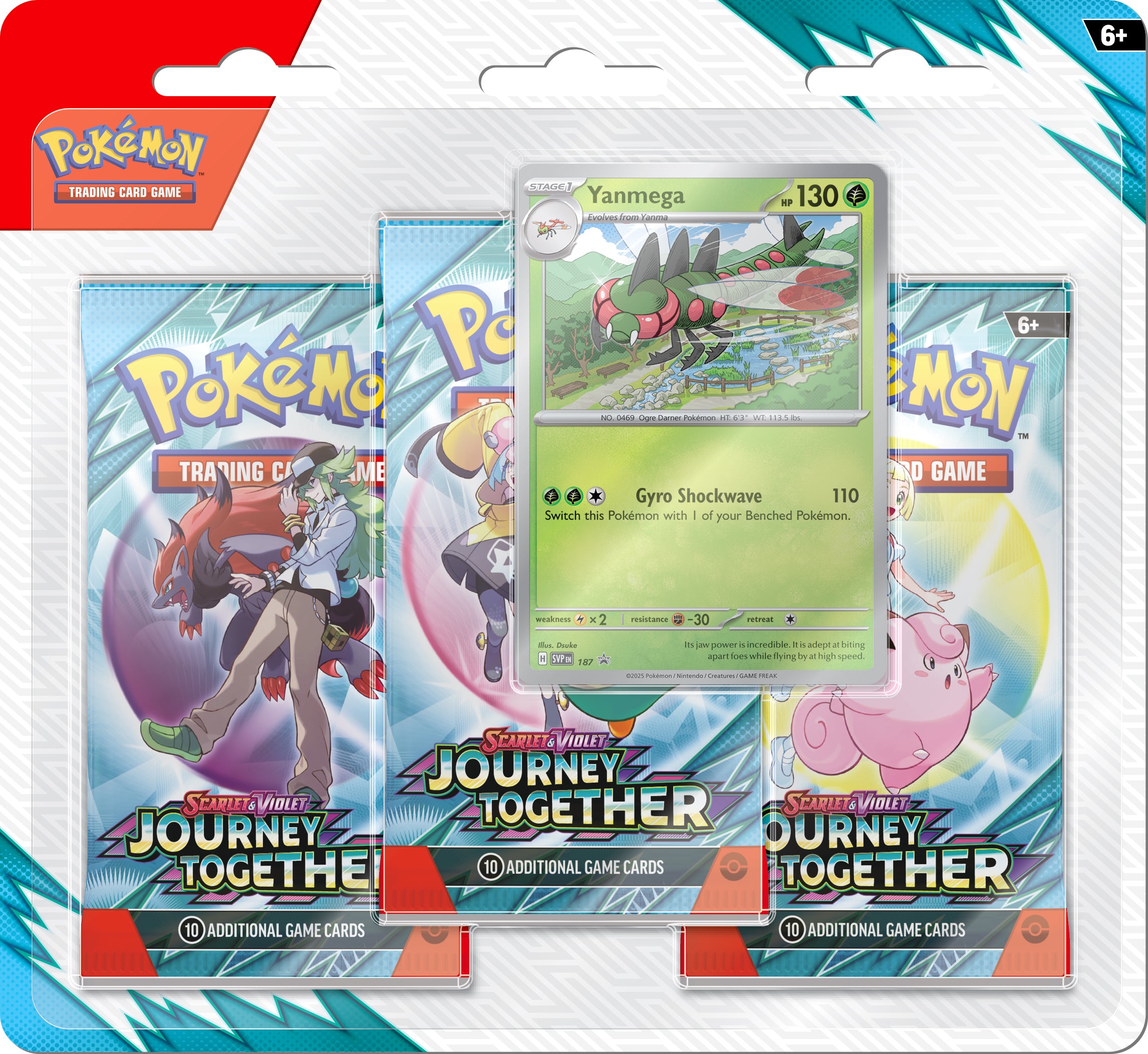 Journey Together Blisters — Yanmega Blister English Pokémon TCG product