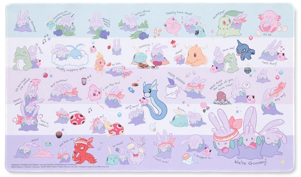 January 2025 Pokémon Center accessories — We're Goomy Playmat English Pokémon TCG product