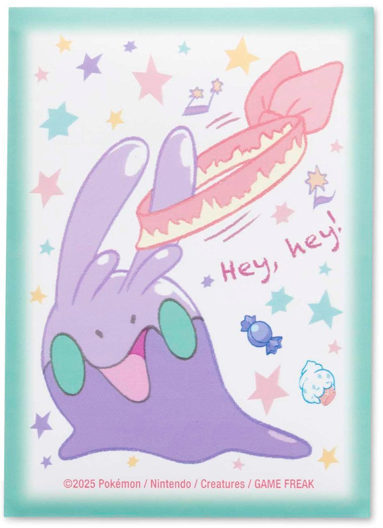 January 2025 Pokémon Center accessories — We're Goomy Sleeves English Pokémon TCG product