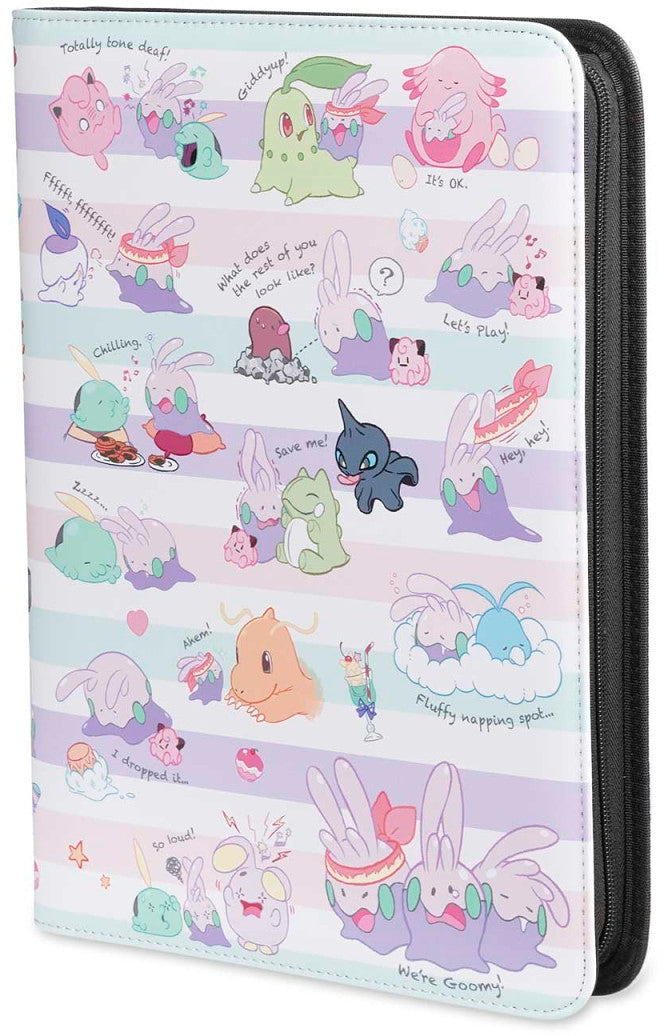 January 2025 Pokémon Center accessories — We're Goomy Zip Binder English Pokémon TCG product