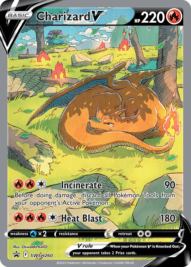 Charizard V - Sword & Shield Promo #SWSH260