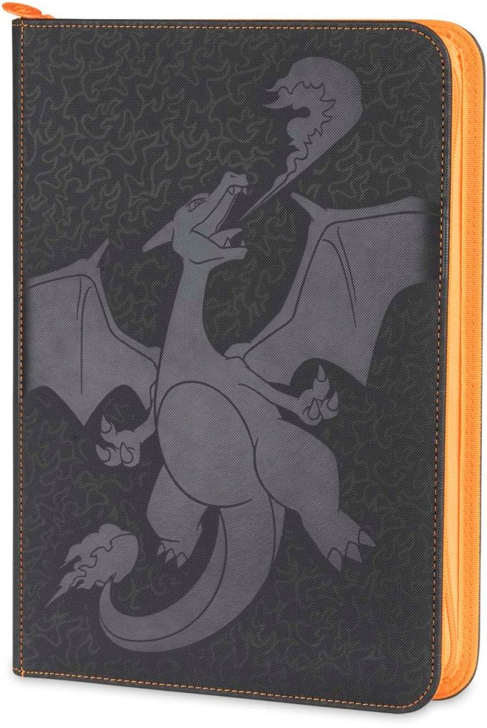 July 2024 Pokémon Center accessories — Scorching Charizard PremiumZip Binder English Pokémon TCG product