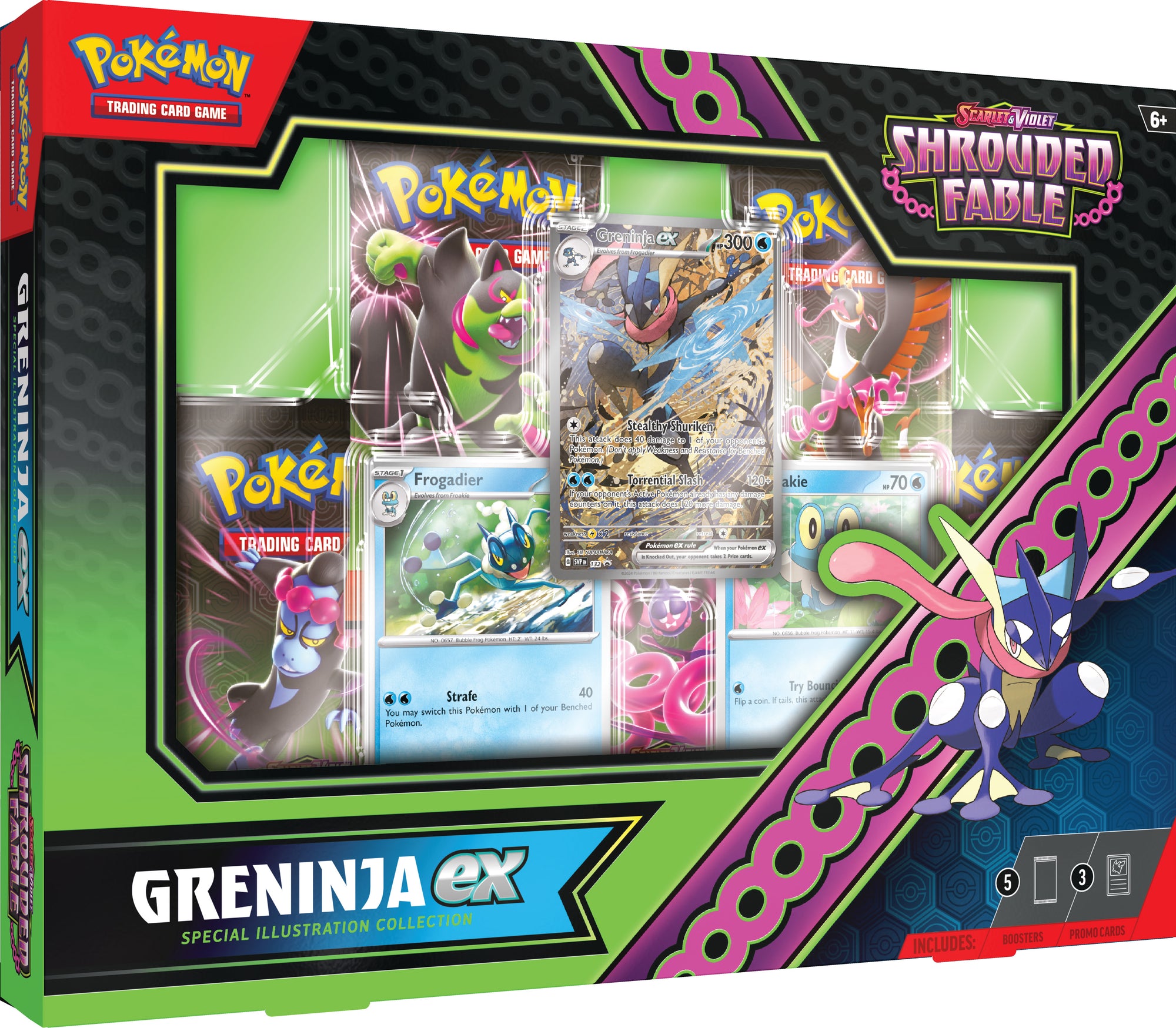 Shrouded Fable Greninja ex Special Illustration Collection — Shrouded Fable Greninja exSpecial Illustration Collection English Pokémon TCG product