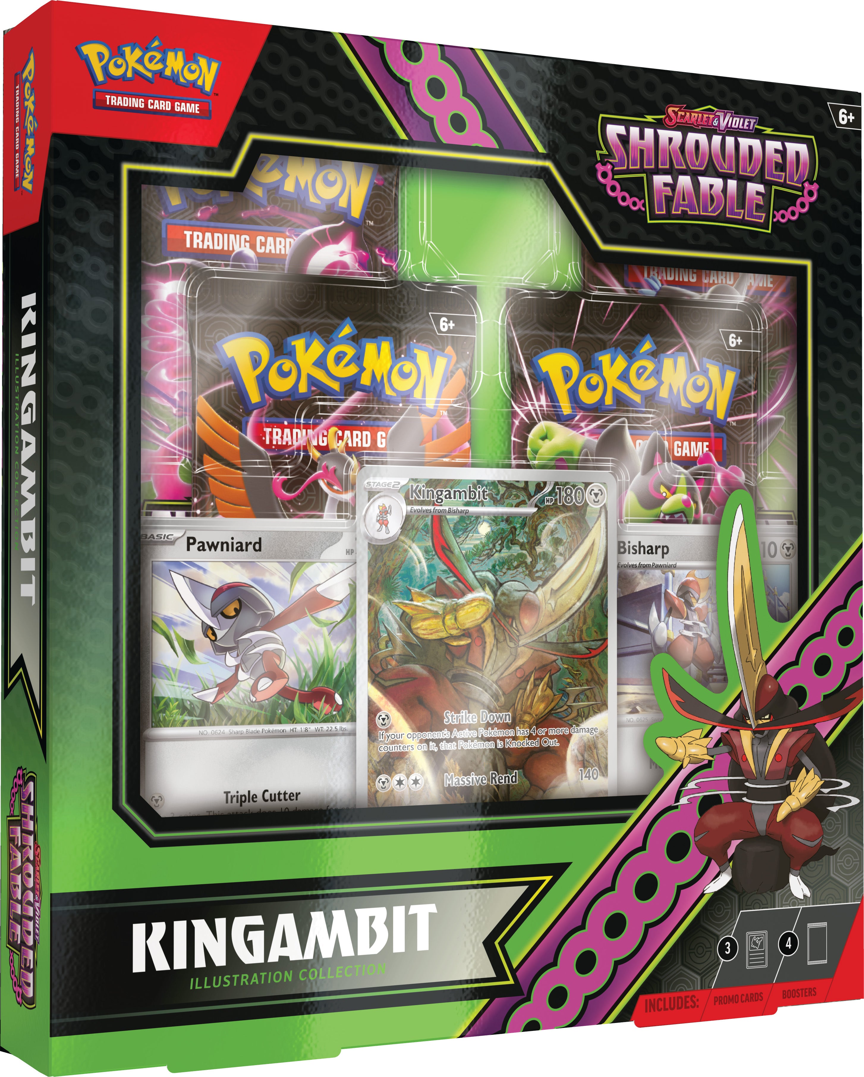 Shrouded Fable Kingambit Illustration Collection — Shrouded Fable KingambitIllustration Collection English Pokémon TCG product