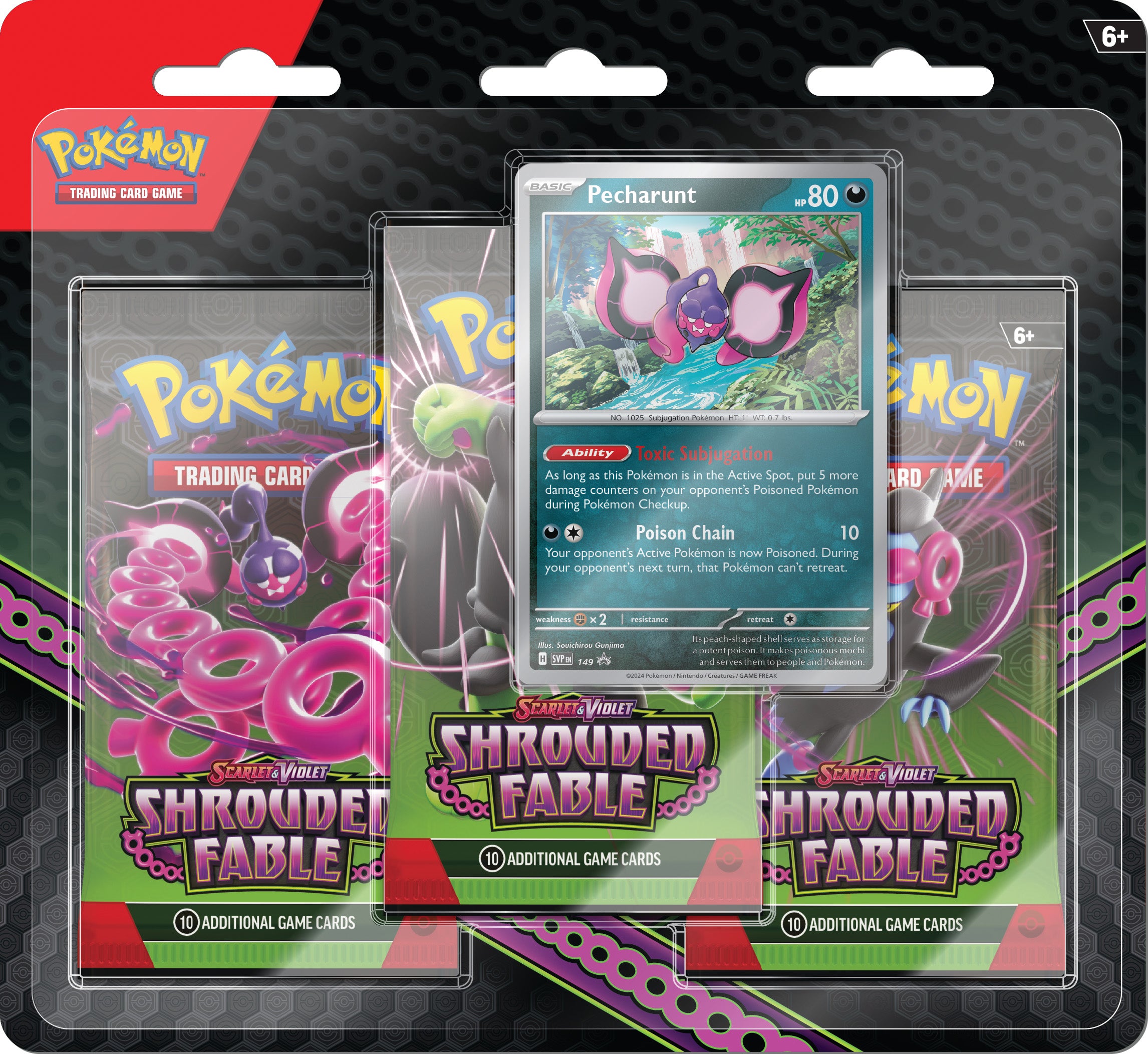 Shrouded Fable Three-Booster Pack and Promo Card Blister English Pokémon TCG product