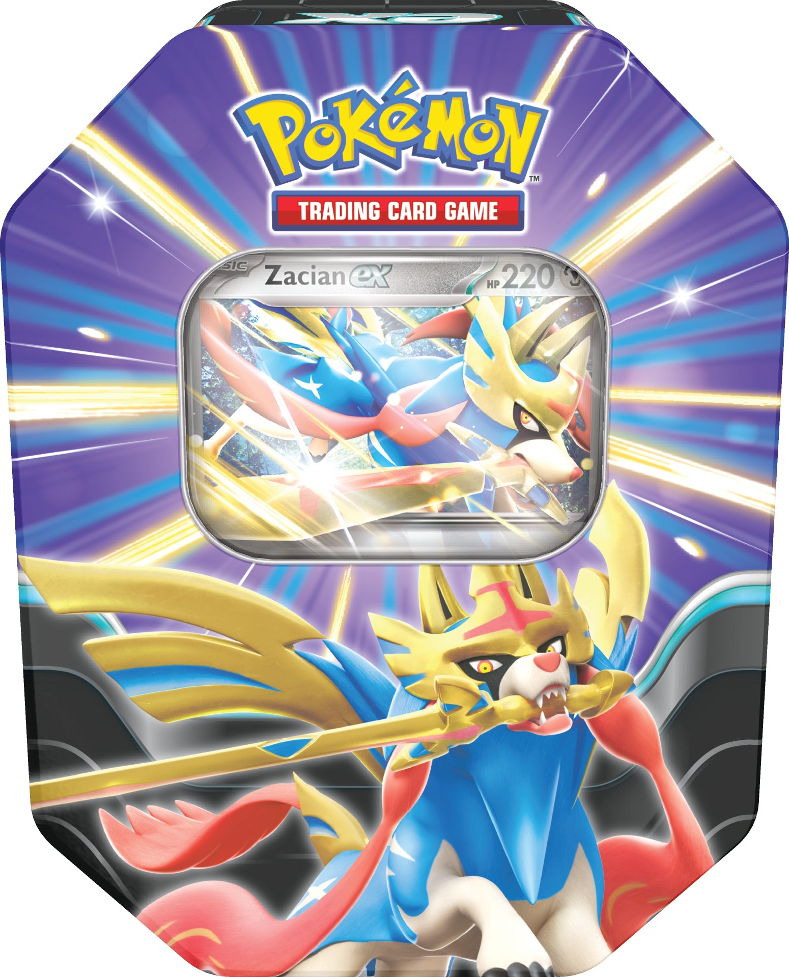 Slashing Legends Tins — Small Zacian Tin English Pokémon TCG product