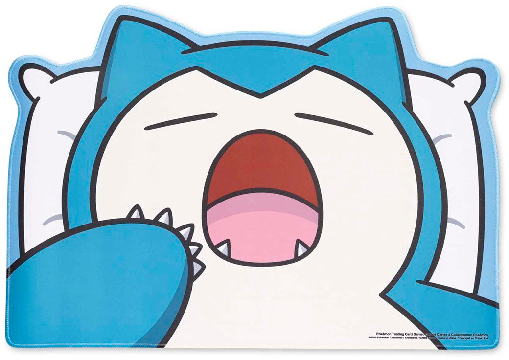 January 2025 Pokémon Center accessories — Snorlax Die-Cut Playmat English Pokémon TCG product