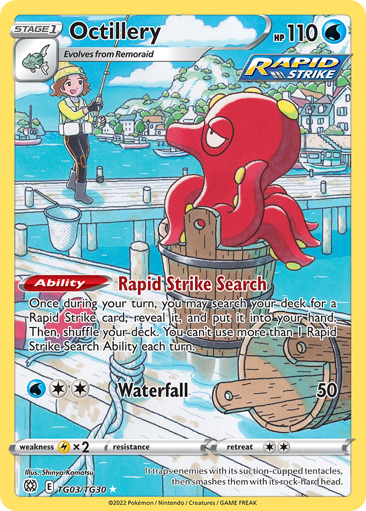 Octillery - Brilliant Stars Trainer Gallery #TG03/TG30
