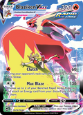 Blaziken VMAX TG15/TG30 Silver Tempest English Pokémon card artwork