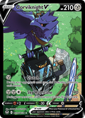 Corviknight V TG18/TG30 Silver Tempest Trainer Gallery English Pokémon card