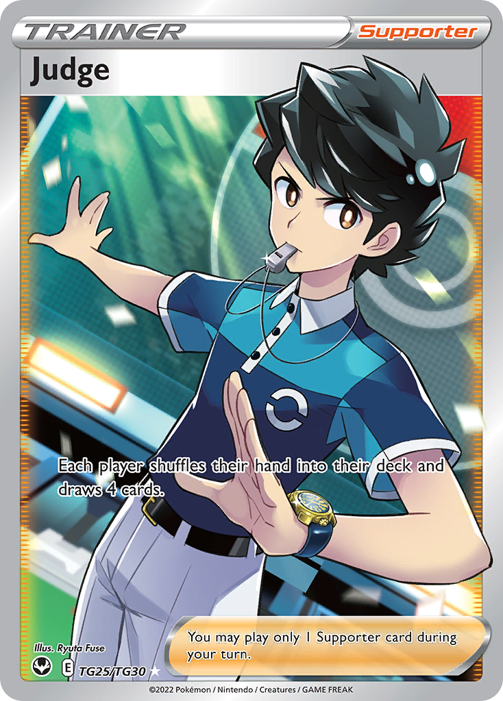 Judge TG25/TG30 Silver Tempest Trainer Gallery English Pokémon card
