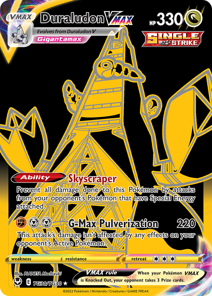 Duraludon VMAX TG30/TG30 Silver Tempest Trainer Gallery English Pokémon card