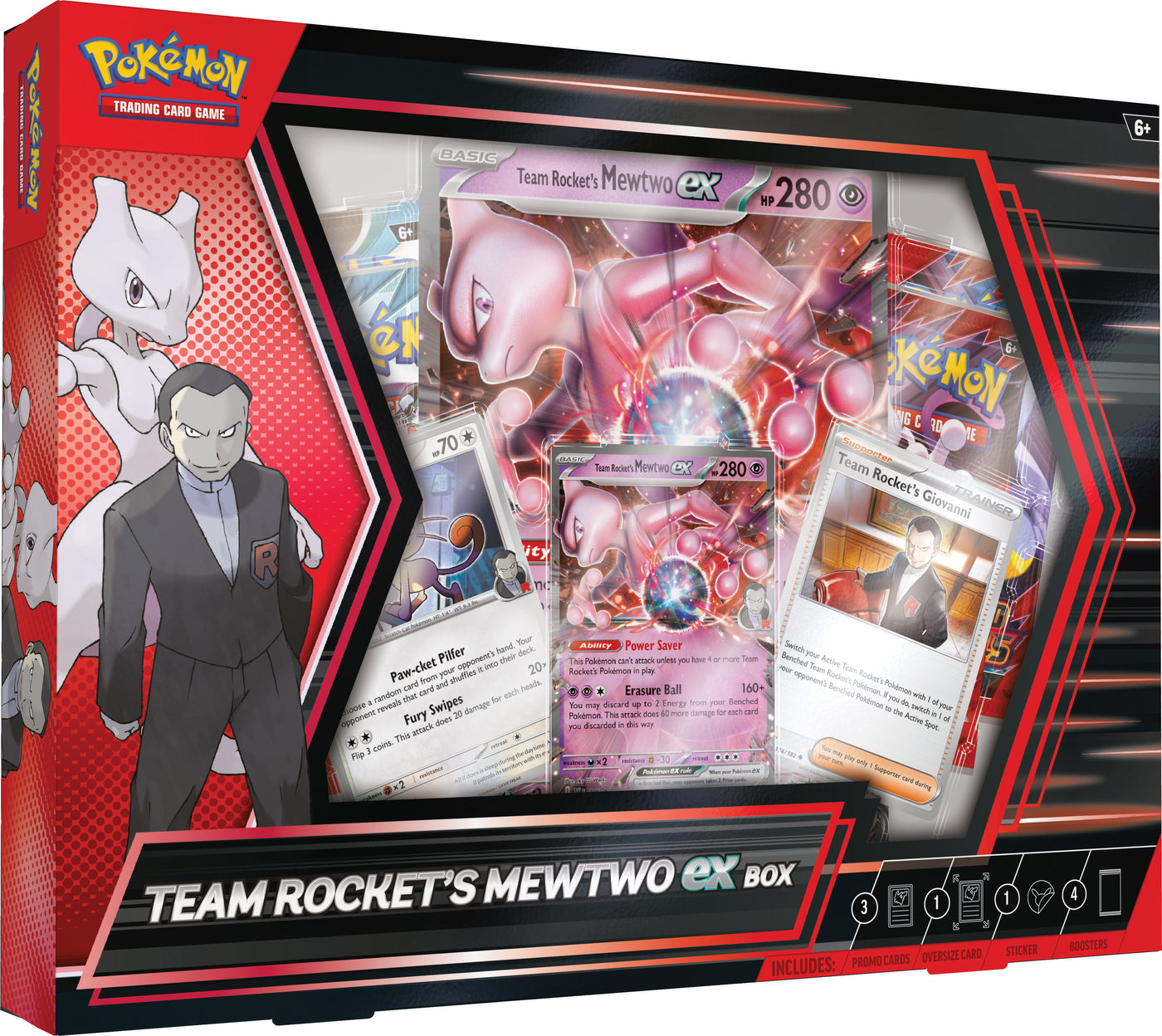 Team Rocket's Mewtwo ex Box English Pokémon TCG product