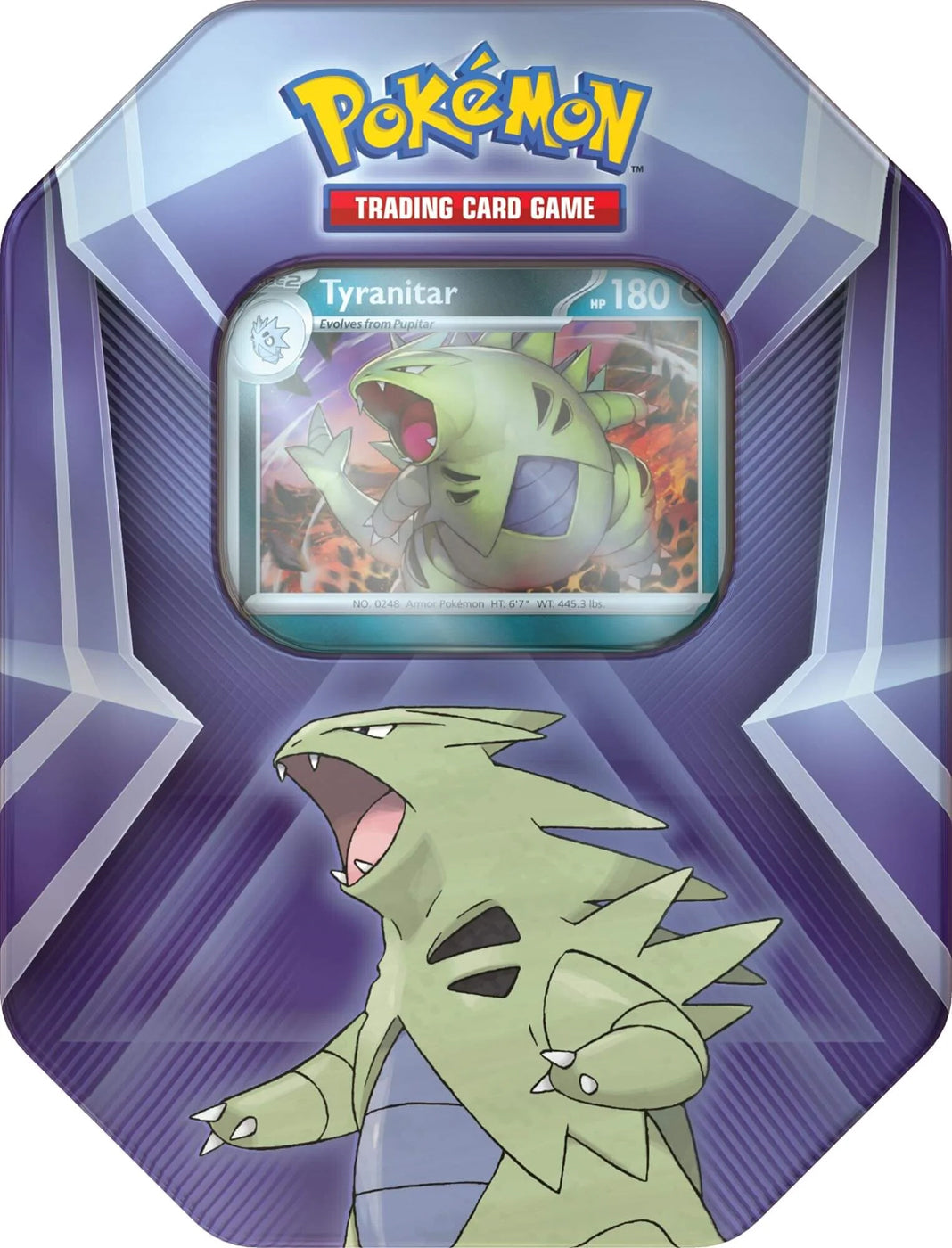 Triple Whammy Tins — Tyranitar Tin English Pokémon TCG product