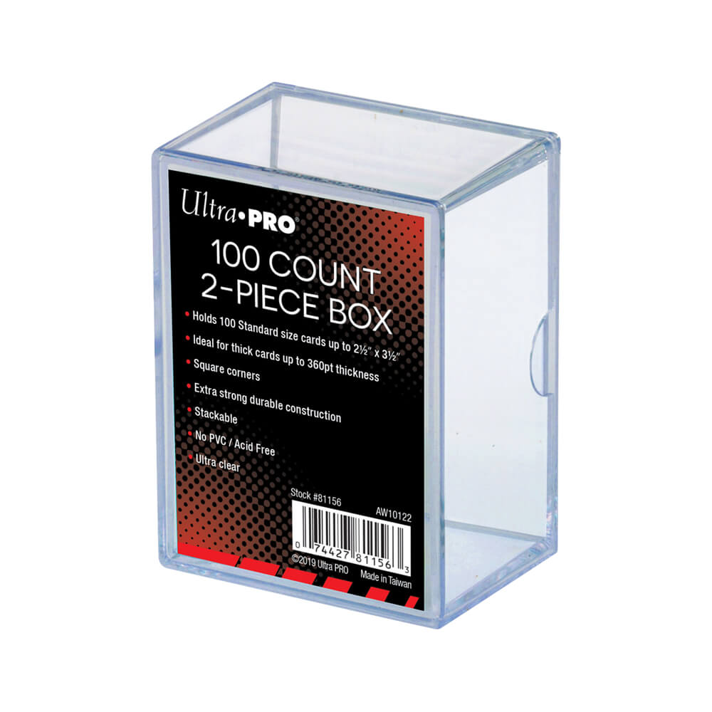 Ultra PRO 100-Count Two-Piece Card Storage Box – exact product image