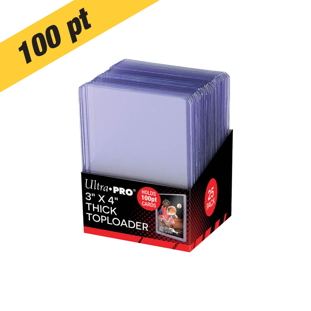 Ultra PRO 100pt Thick Toploaders – 25 Count – exact product image