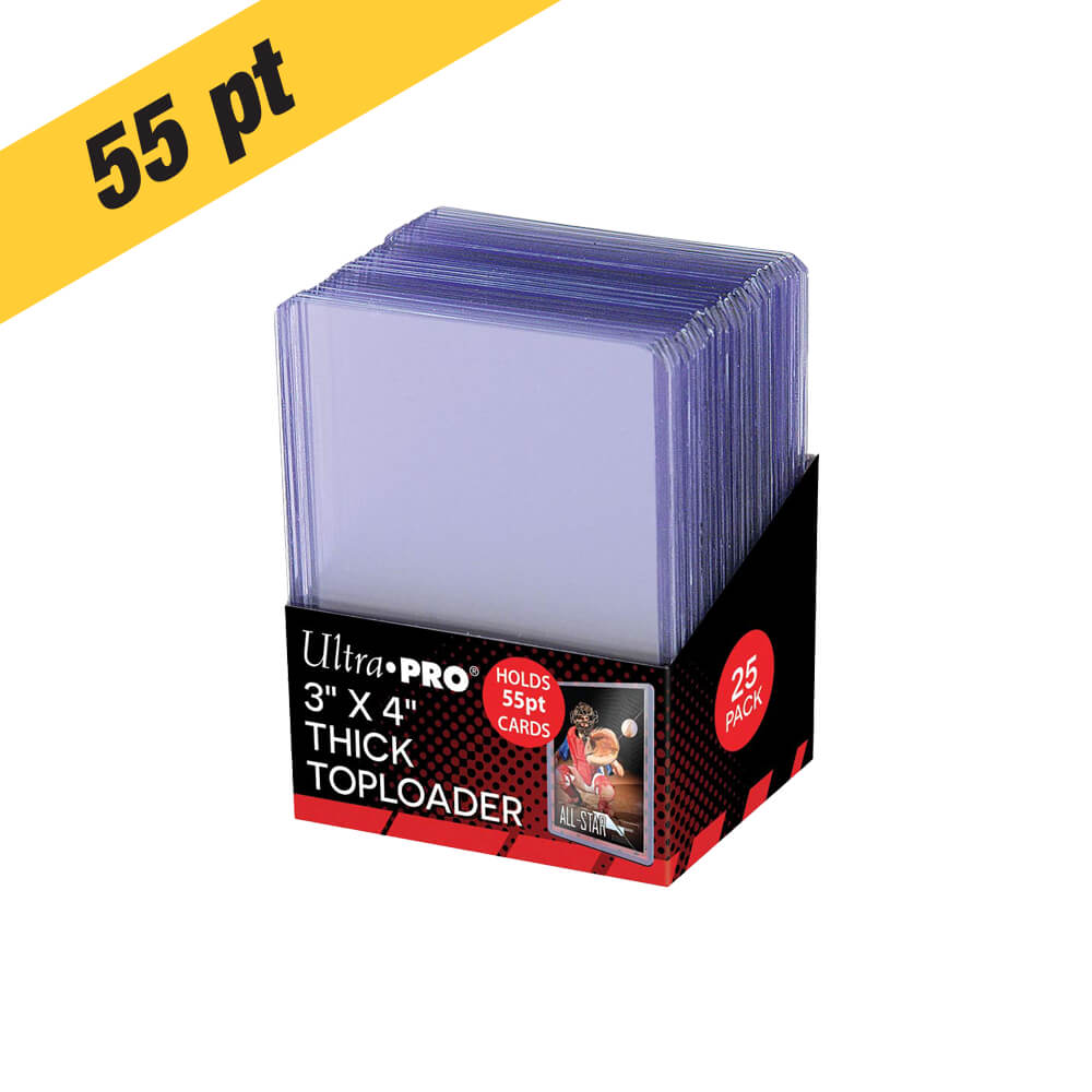 Ultra PRO 55pt Thick Toploaders – 25 Count – exact product image