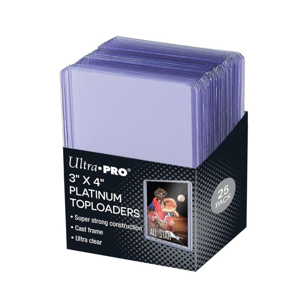 Ultra PRO Platinum 35pt Toploaders – 25 Count – exact product image
