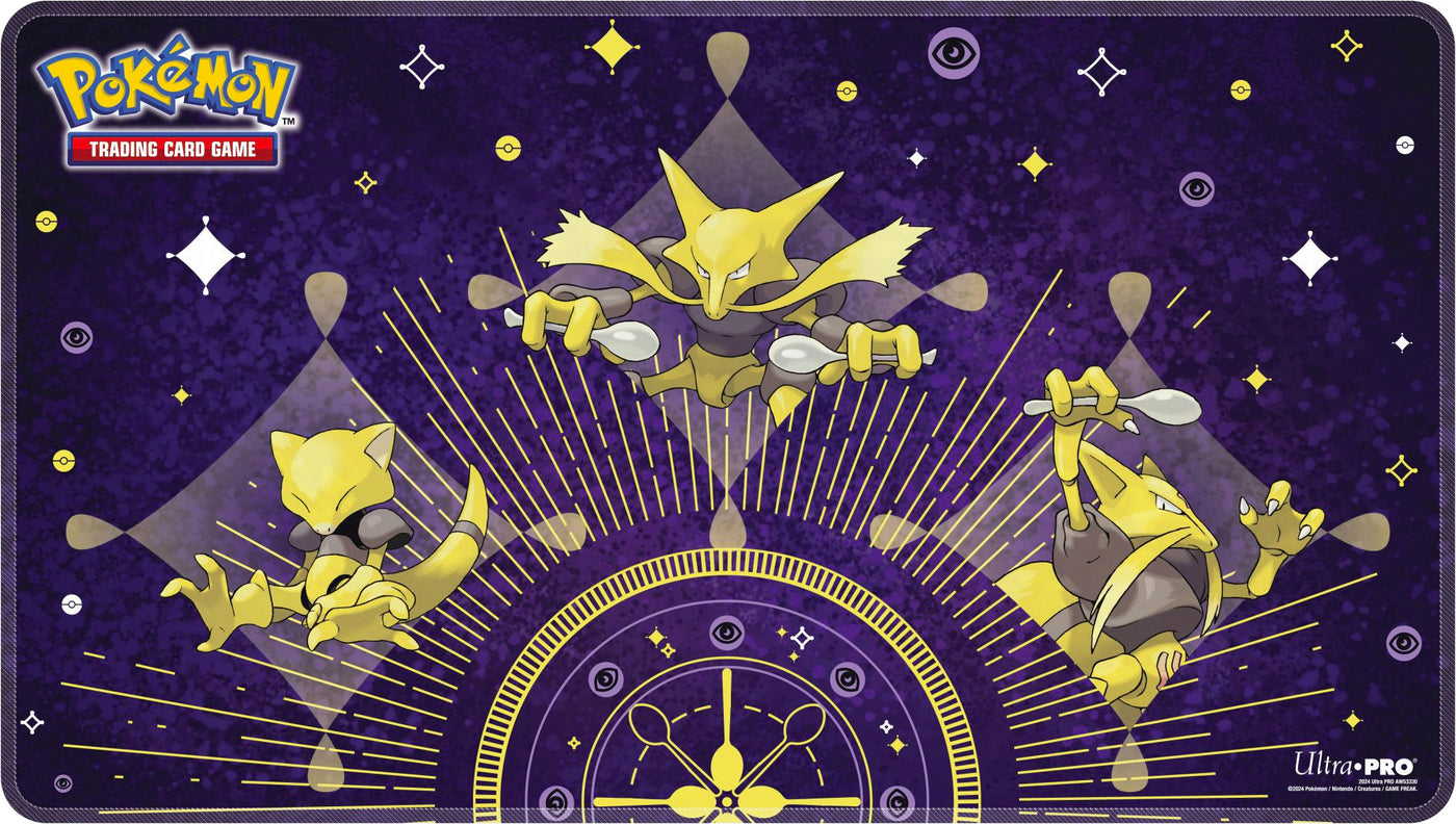Ultra Pro Abra Evolutions Stitched Playmat — Abra Evolutions Stitched Playmat English Pokémon TCG product