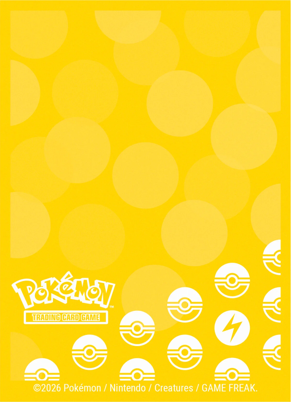 Ultra PRO Energy Type Deck Protector Sleeves — Energy - LightningType Sleeves English Pokémon TCG product