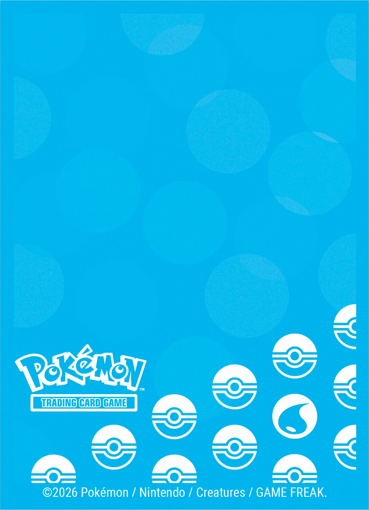 Ultra PRO Energy Type Deck Protector Sleeves — Energy - WaterType Sleeves English Pokémon TCG product