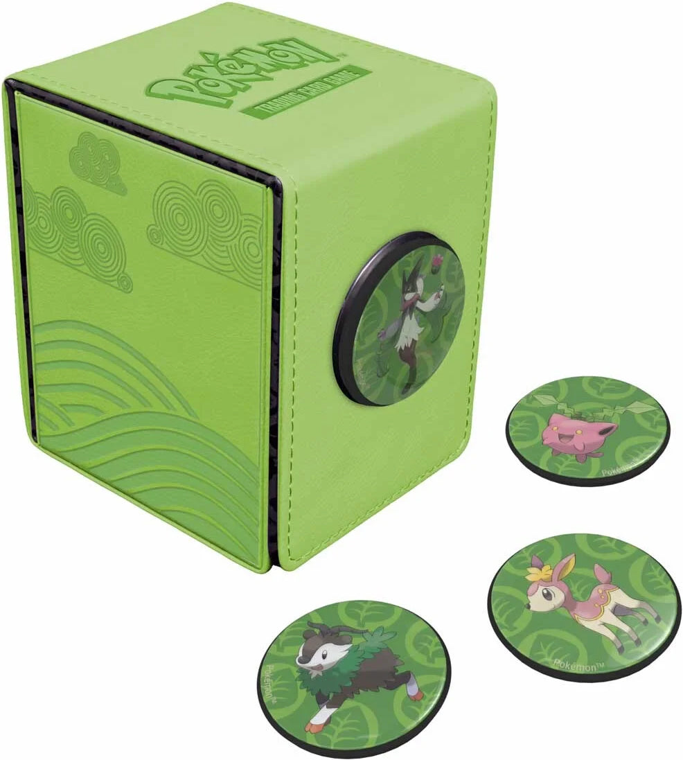 Ultra Pro Gallery Series: Morning Meadow accessories — Gallery Series: MorningMeadow Alcove Click Deck Box English Pokémon TCG product