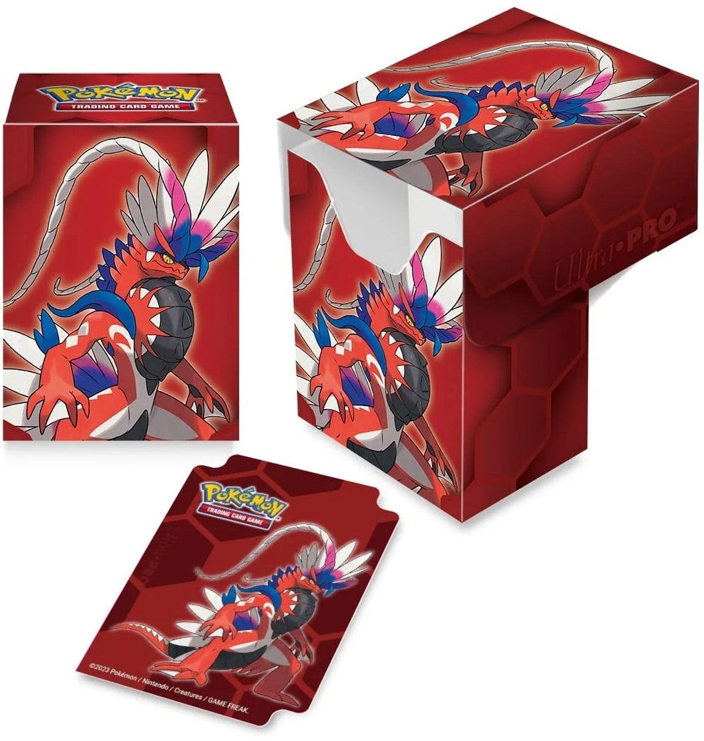 Ultra Pro Koraidon & Miraidon accessories — Koraidon Full View Deck Box English Pokémon TCG product