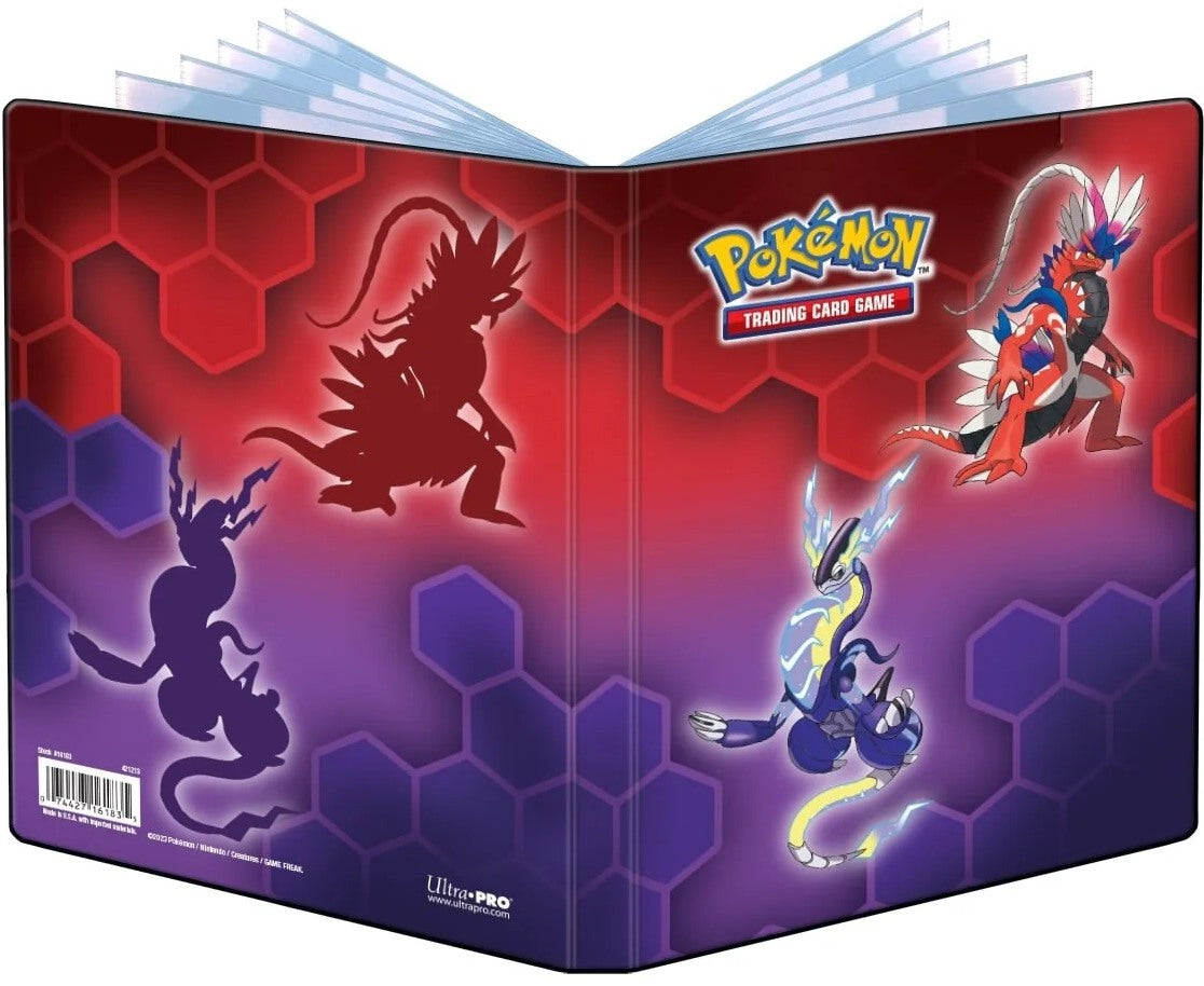 Ultra Pro Koraidon & Miraidon accessories — Koraidon & Miraidon4-Pocket Portfolio English Pokémon TCG product