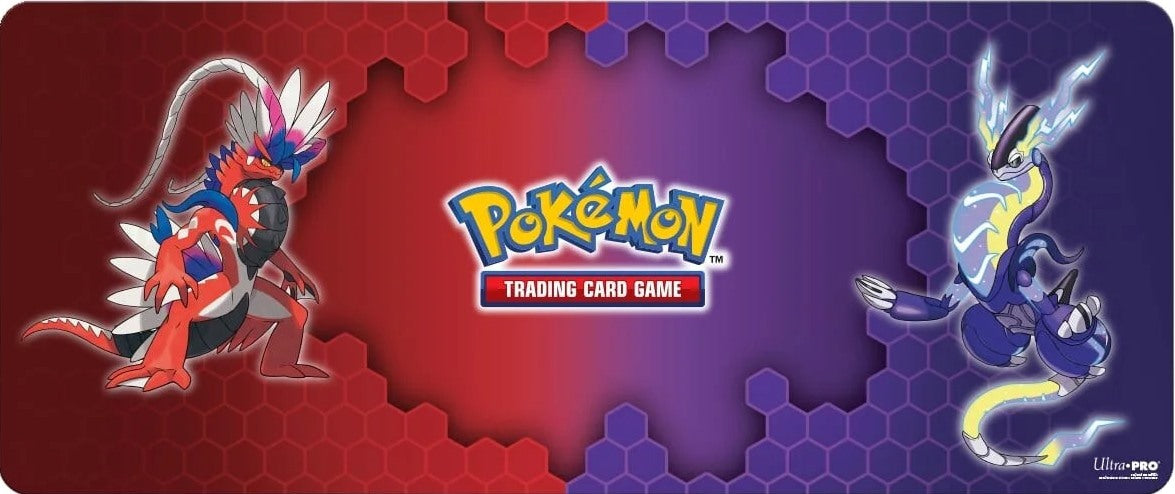 Ultra Pro Koraidon & Miraidon accessories — Koraidon & Miraidon6ft Table Playmat English Pokémon TCG product