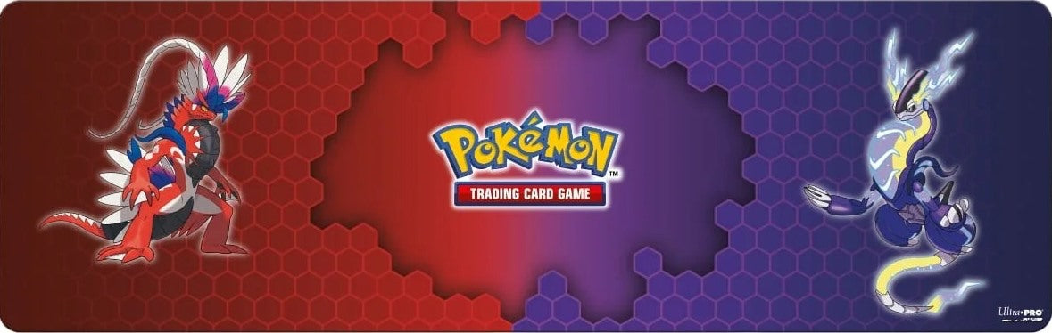 Ultra Pro Koraidon & Miraidon accessories — Koraidon & Miraidon8ft Table Playmat English Pokémon TCG product