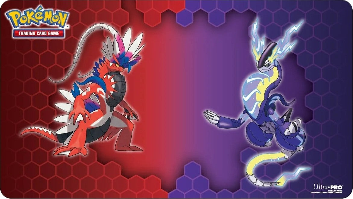 Ultra Pro Koraidon & Miraidon accessories — Koraidon & Miraidon Playmat English Pokémon TCG product