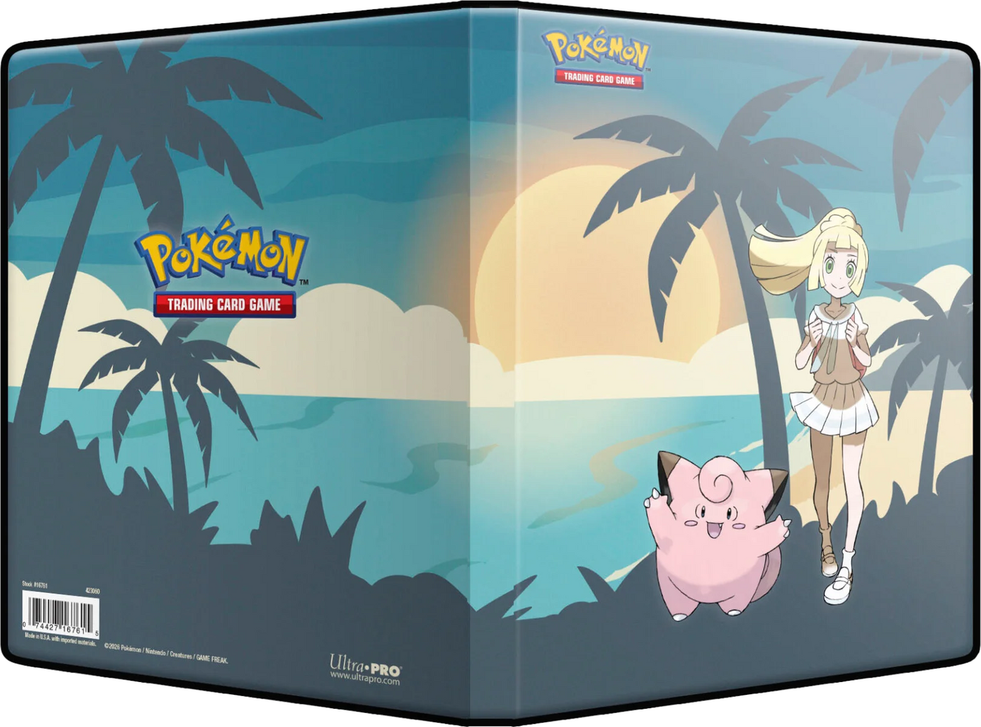 Ultra PRO Lillie and Clefairy accessories — 4-Pocket Portfolio English Pokémon TCG product