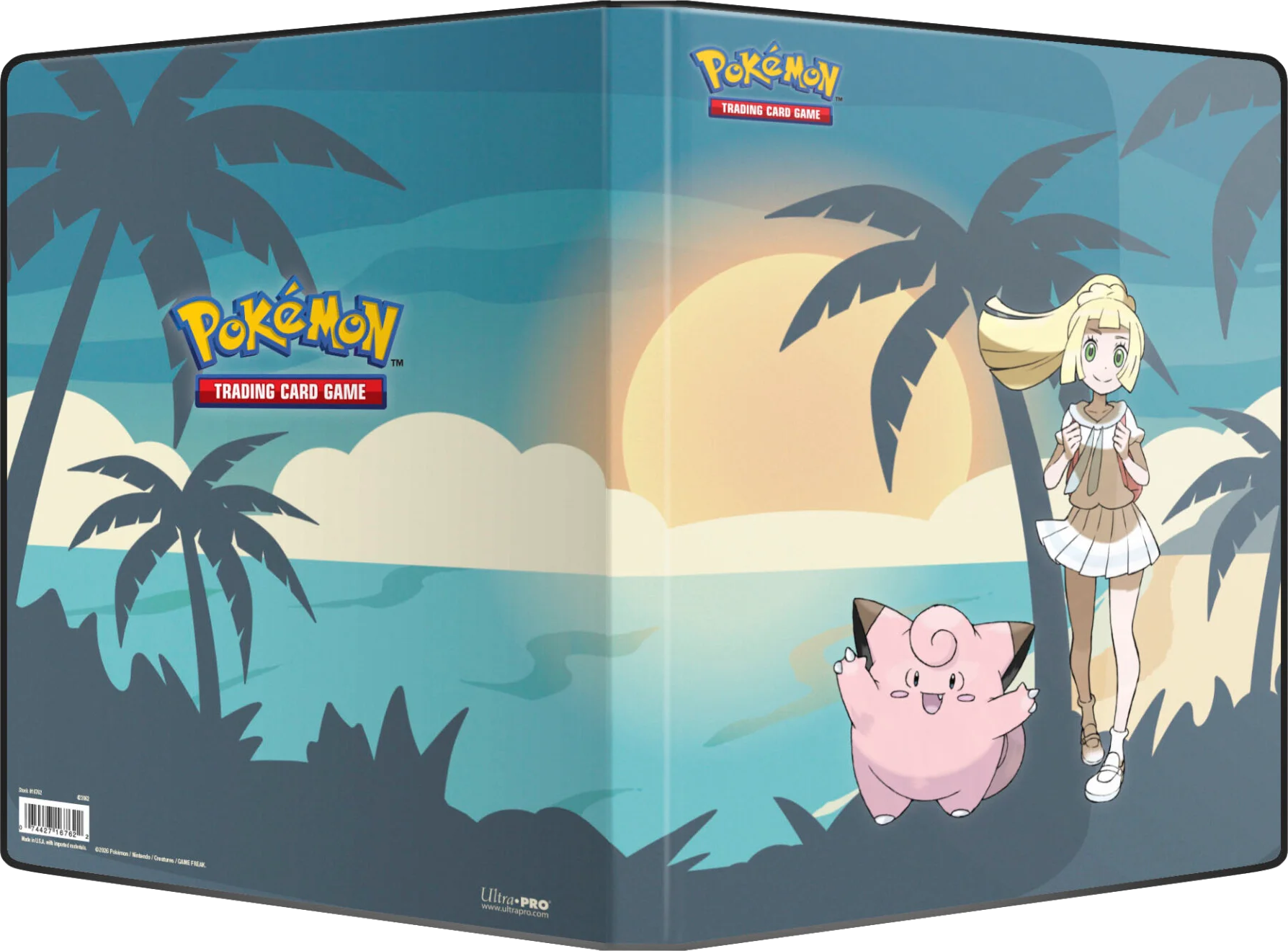 Ultra PRO Lillie and Clefairy accessories — 9-Pocket Portfolio English Pokémon TCG product