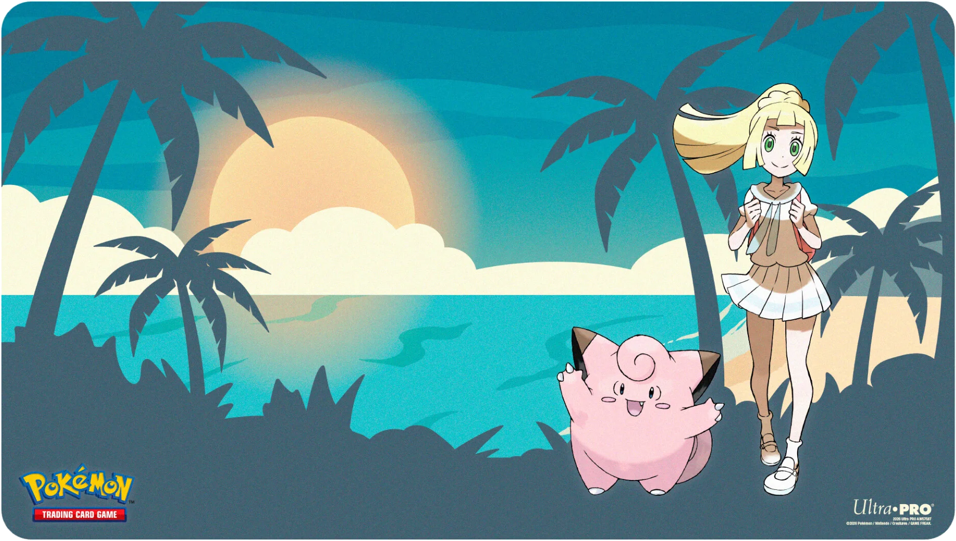 Ultra PRO Lillie and Clefairy accessories — Playmat English Pokémon TCG product