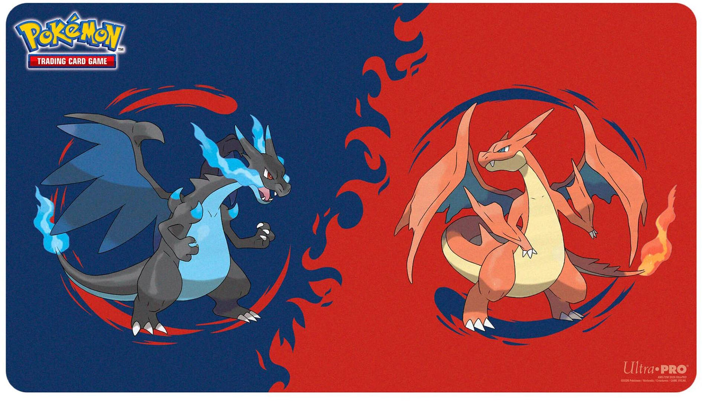 Ultra PRO Mega Charizard X & Mega Charizard Y accessories — Mega Charizard X & Mega Charizard Y Playmat English Pokémon TCG product