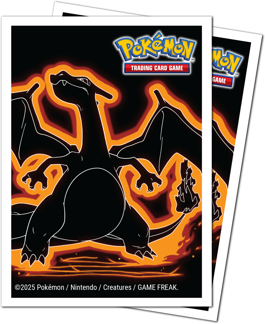 Ultra Pro Neon Kanto accessories — Neon Kanto APEX SleevesCharizard English Pokémon TCG product