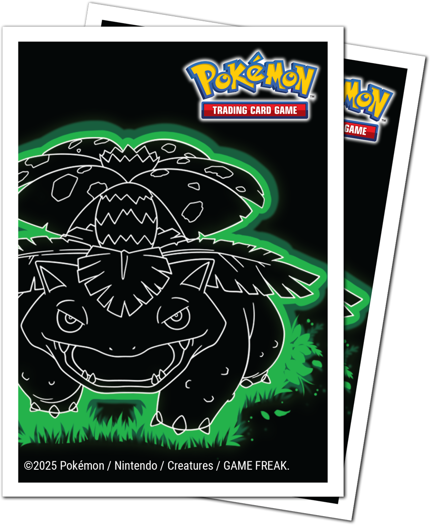 Ultra Pro Neon Kanto accessories — Neon Kanto APEX SleevesVenusaur English Pokémon TCG product