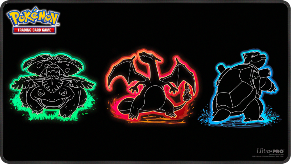 Ultra Pro Neon Kanto accessories — Neon Kanto Foil Playmat English Pokémon TCG product