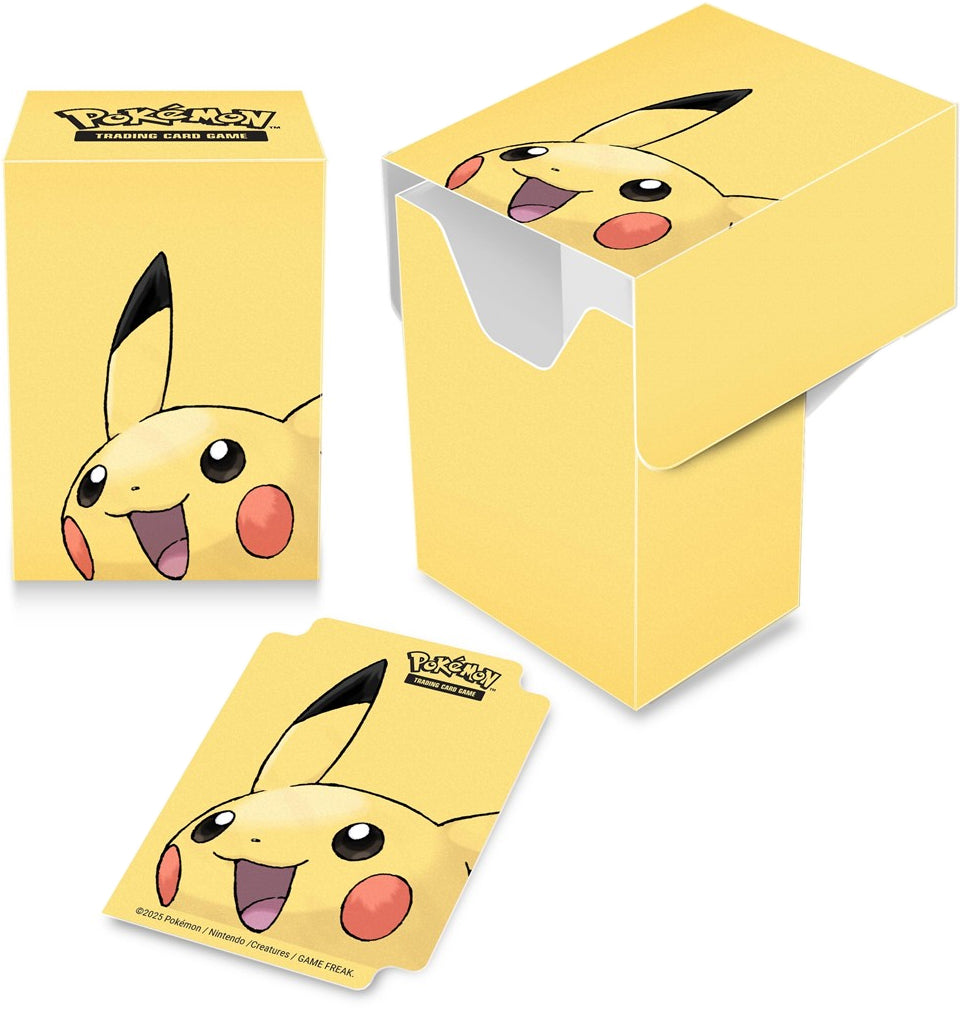 Ultra Pro Pikachu accessories — Pikachu Full View Deck Box English Pokémon TCG product