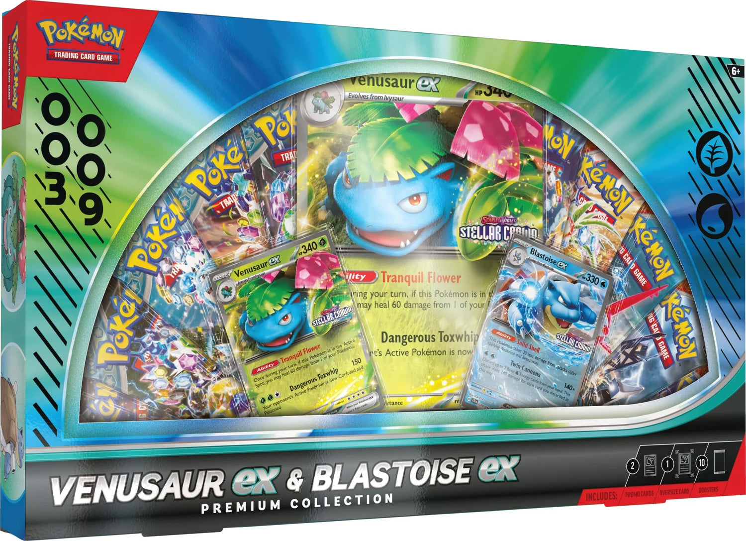 Venusaur ex & Blastoise ex Premium Collection — Venusaur ex & Blastoise exPremium Collection English Pokémon TCG product