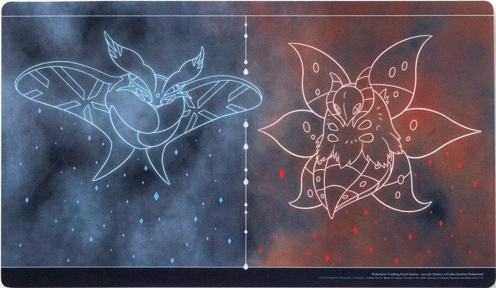 April 2023 Pokémon Center accessories — Volcarona Frosmoth FreezerBurn Playmat — Pokémon TCG [EN] — FrostPeak Collectibles