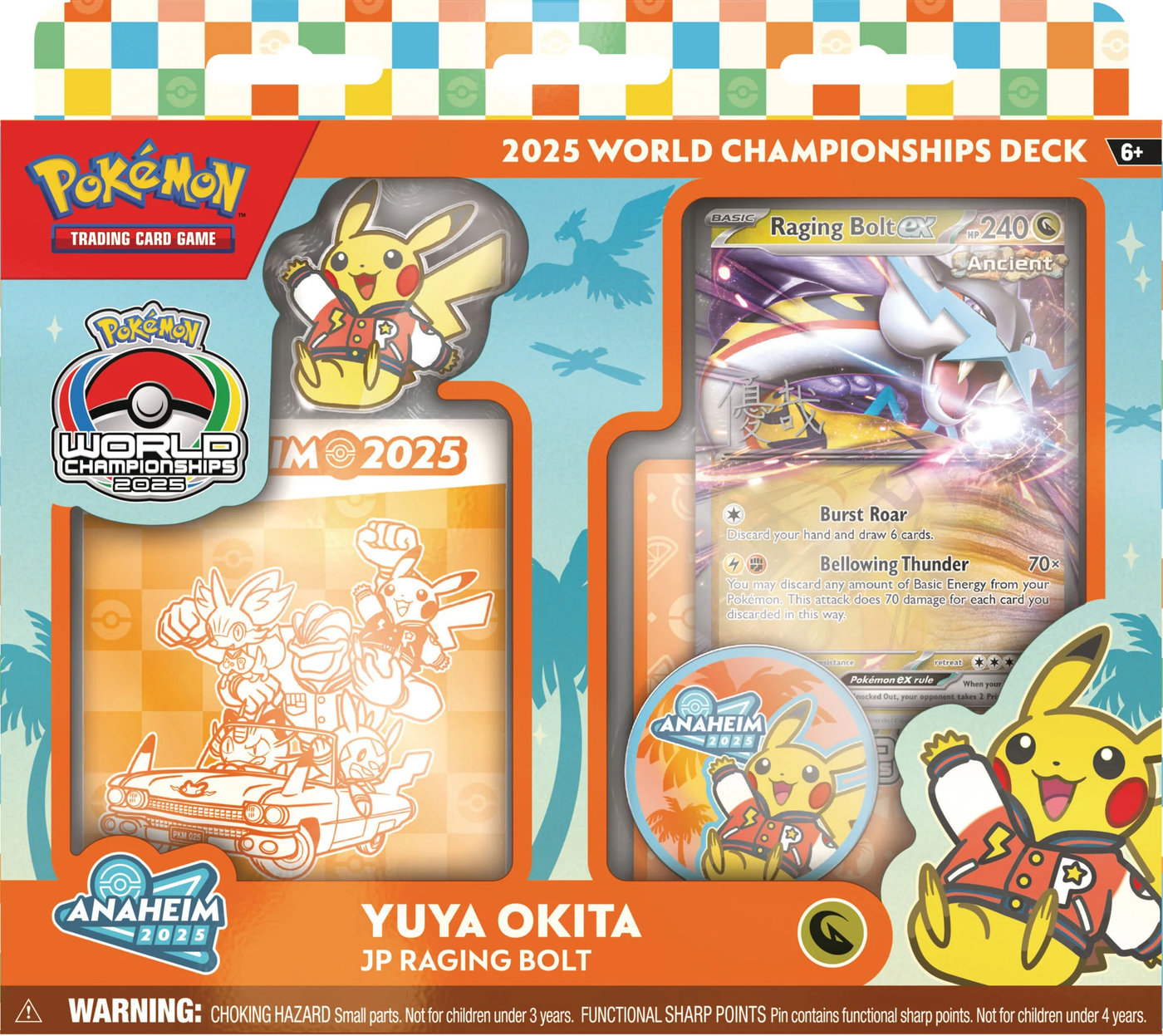 2025 Pokémon World Championships Decks — JP Raging Bolt English Pokémon TCG product