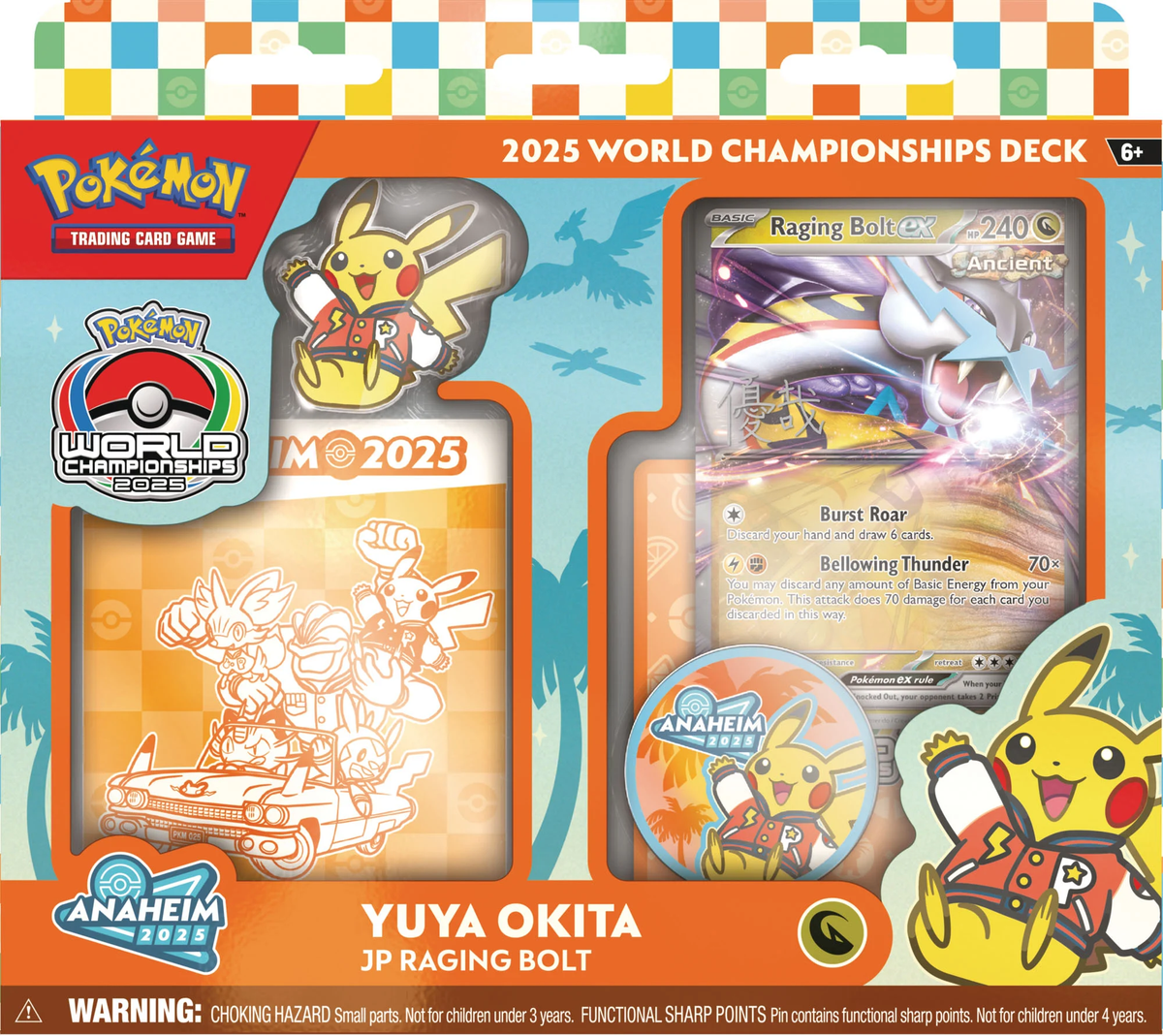 2025 Pokémon World Championships Decks — JP Raging Bolt — Pokémon TCG [EN] — FrostPeak Collectibles