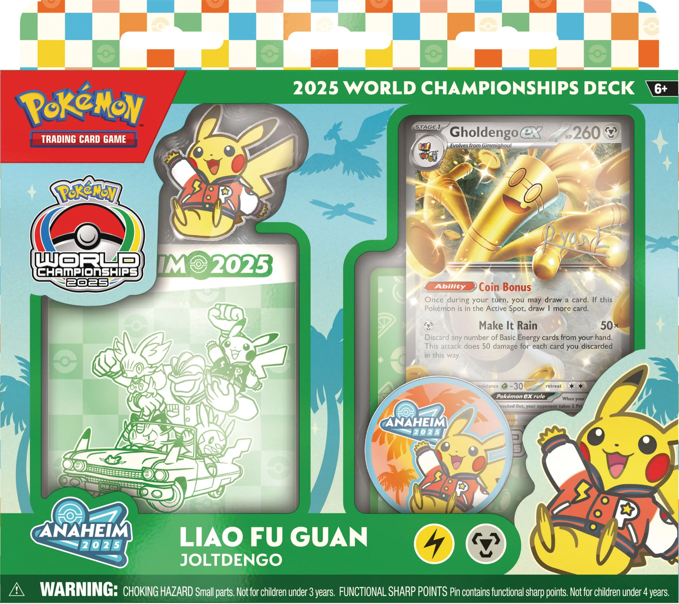 2025 Pokémon World Championships Decks — Joltdengo English Pokémon TCG product