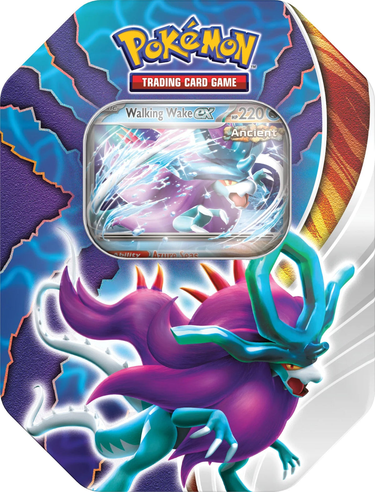 Paradox Clash Tins — Small Walking Wake Tin — Pokémon TCG [EN] — FrostPeak Collectibles