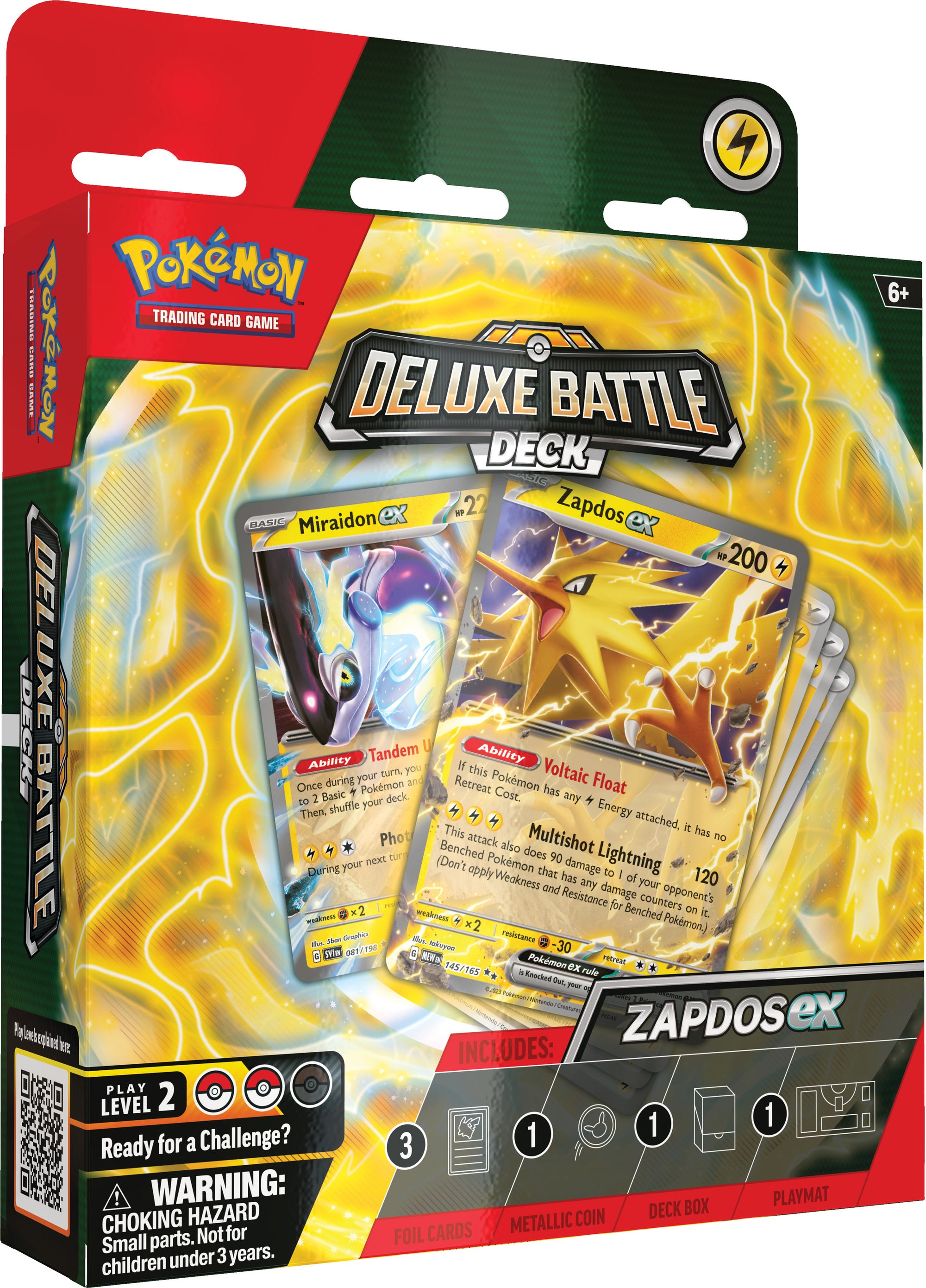 Ninetales ex & Zapdos ex Deluxe Battle Decks — Zapdos ex Deluxe Battle Deck English Pokémon TCG product