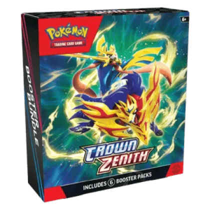Crown Zenith Booster Bundle — 6 Packs sealed Pokémon TCG product